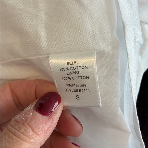 NWT Tuckernuck White Shadow Seersucker Stripe Maddy Dress Sz S - Picture 9 of 9